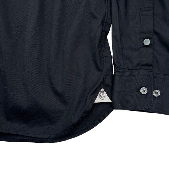 John Varvatos Men's Black Slim Fit Button Up Shirt - Picture 5 of 11